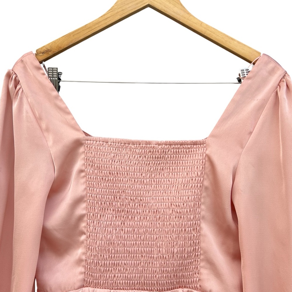 ASTR The Label - Satin Peplum Top - Women’s Size S - Picture 10 of 14